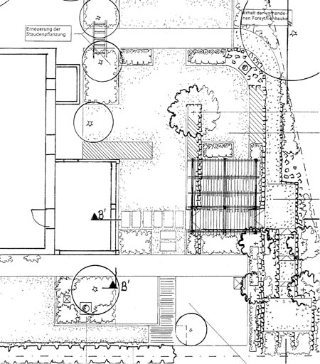 Entwurfsplanung und Ausführungsplanung für die Gartenplanung / Landschaftsplanung