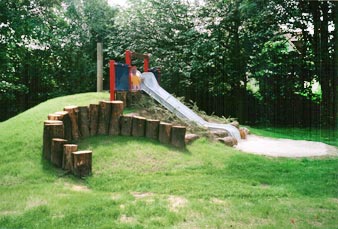 Gartenplanung Kindertagesstätte Rutschenhügel