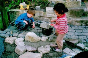 Gartenplanung und Beteiligungsprojekt mit Kindern