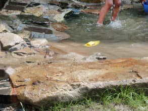 Wasserspielbereich der Kindertagesstätte