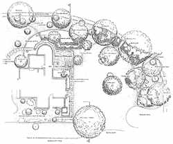 Zeichnung sw - Gartenplanung Antje Kalmbach
